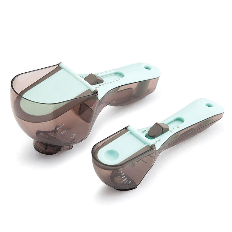 廚房工具塑料刻度量勺可調節烘焙工具量勺