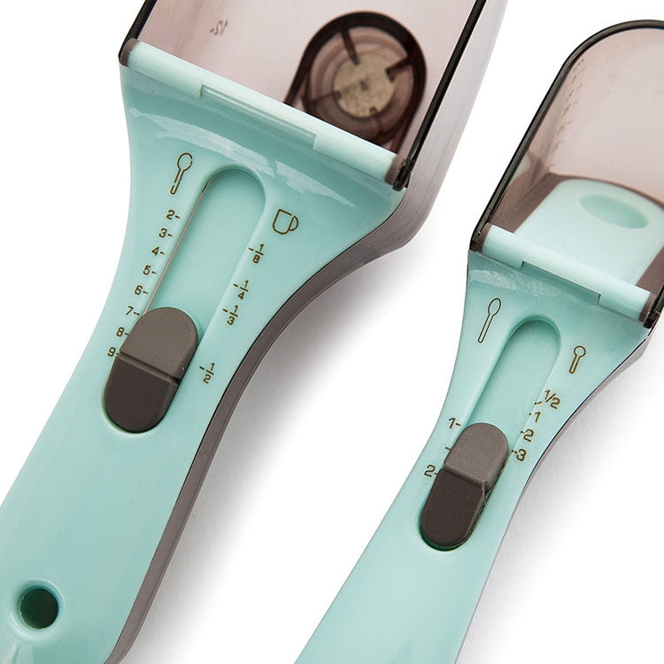 廚房工具塑料刻度量勺可調節烘焙工具量勺