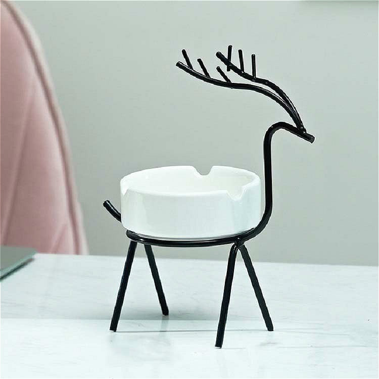 Creative Ashtray Personalized Office Home Living Room Decoration Ornaments, Color:Black