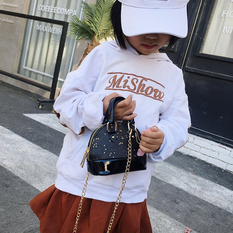 可愛皮革單肩包斜挎包女童純色迷你拉鏈小方包手提包