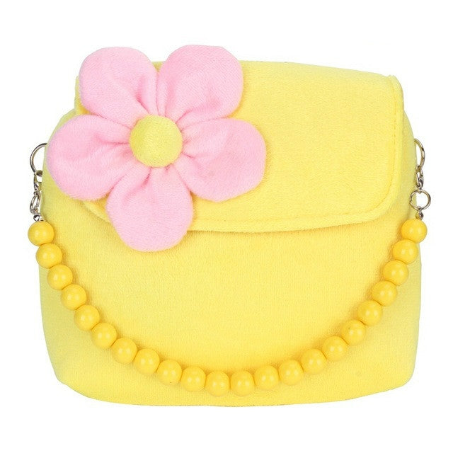 時尚單肩包女童公主花朵斜挎包手提包可愛錢包