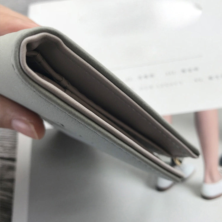 錢包女短款學生韓版可愛小清新摺疊迷你潮個性零錢包