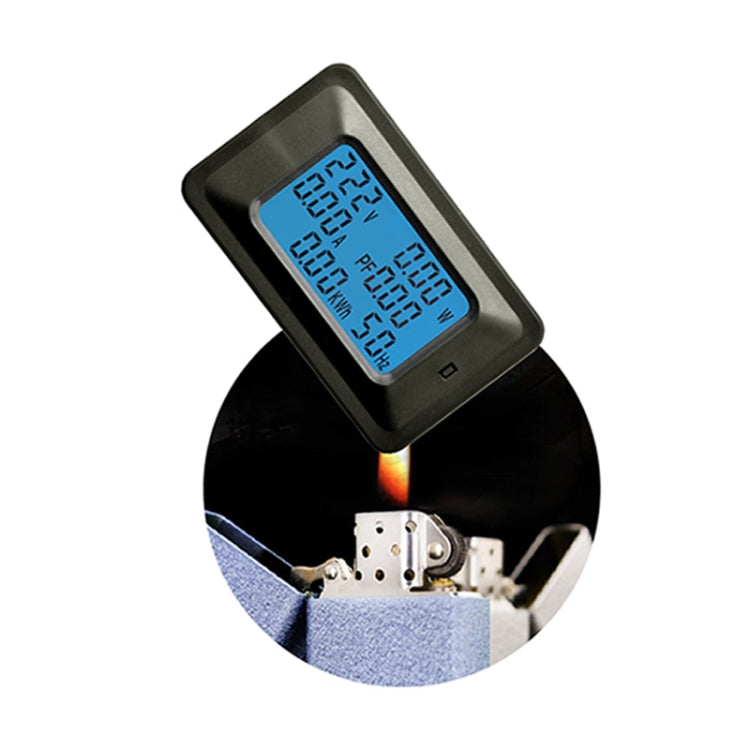 100A家用多功能電度表交流數顯電壓電流表電力監測儀