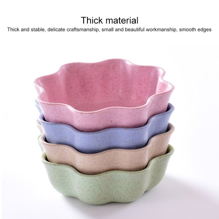 5個一賣 創意梅花形調味碟 小吃盤辣椒醬番茄醬調味鹽碟子 尺寸：7x7x2.5cm