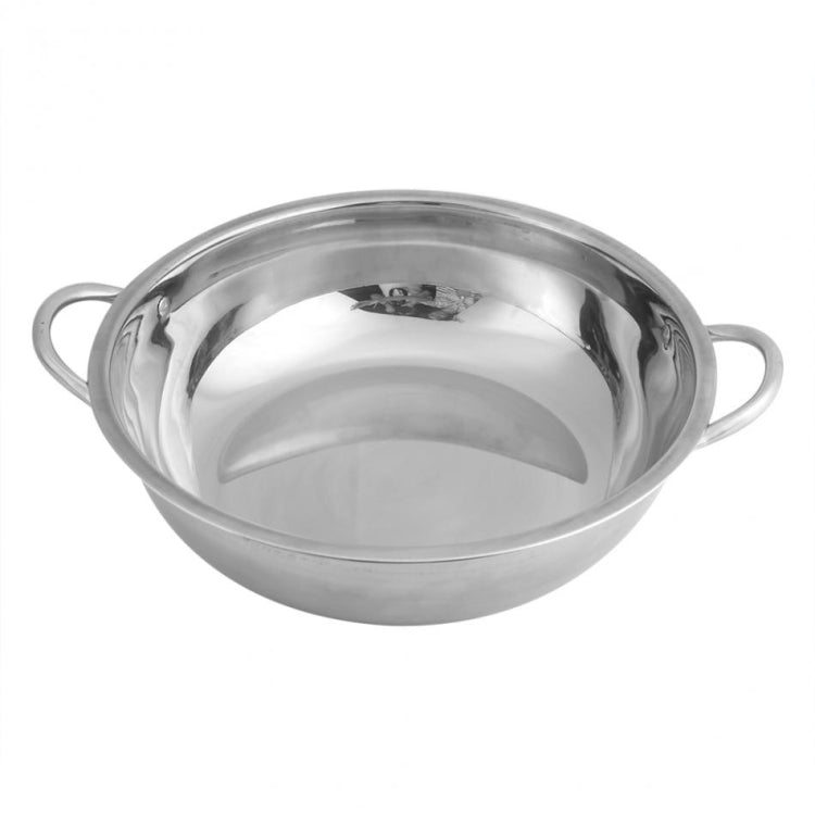 Stainless Steel Hot Pot Thick Non-magnetic Clear Soup Pot Double-eared Hot Pot