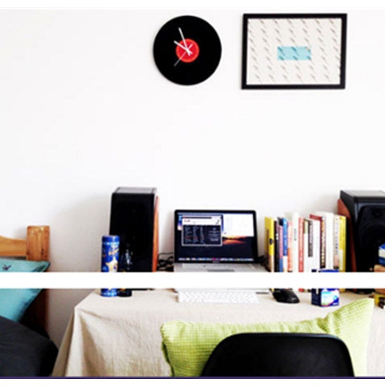 12寸黑膠唱片DIY掛鐘復古懷舊唱片鐘錶