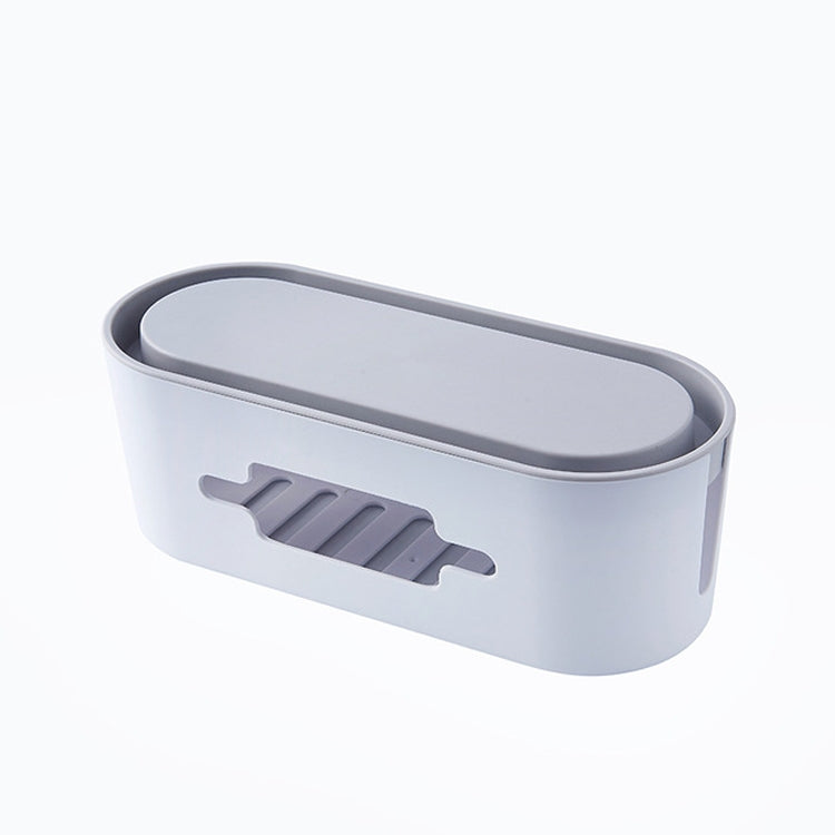 家居日用插線板收納盒充電器數據線電源插座整理盒