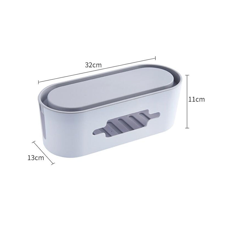 家居日用插線板收納盒充電器數據線電源插座整理盒