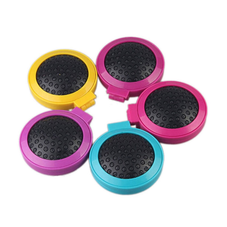 10個一賣 便攜圓形口袋小尺寸旅行按摩摺疊梳子毛刷