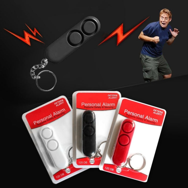YY702 2個一賣 120dB自衛防護裝置雙揚聲器大聲警報器個人安全鑰匙扣包掛件 顏色隨機發貨