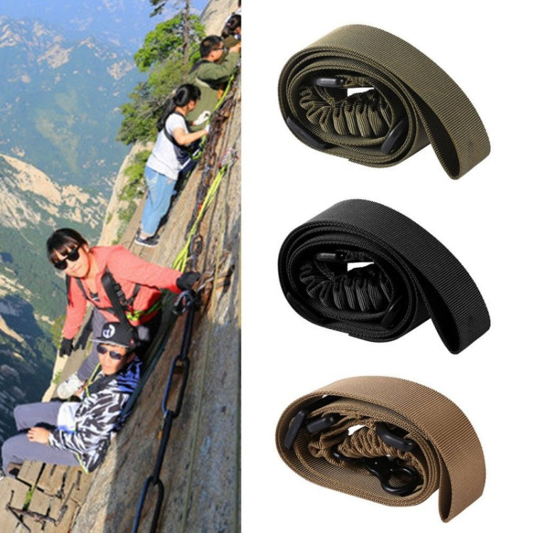 尼龍可調多功能戰術單點蹦極氣槍弔帶狩獵用品腰帶