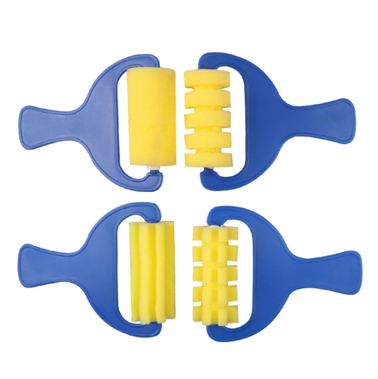 7套賣 兒童塗鴉畫畫印章DIY海綿滾輪