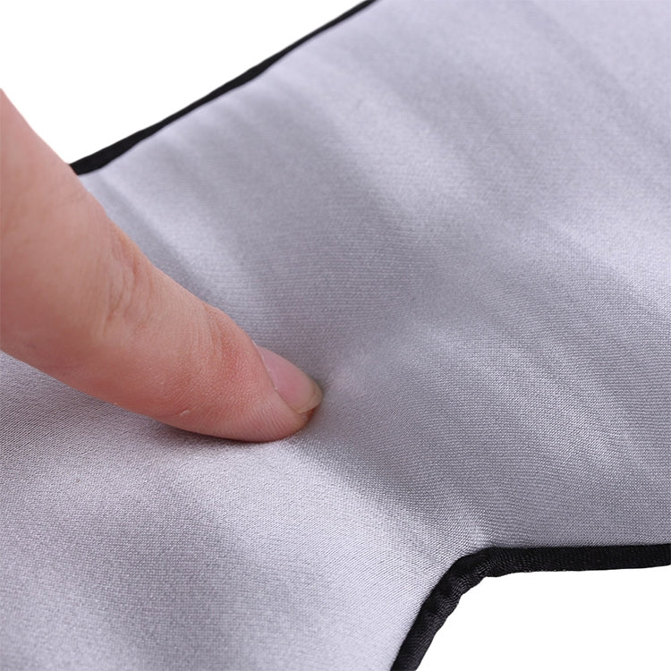 2 PCS  純絲綢睡眠休息眼罩填充遮陽罩旅行放鬆援助眼罩