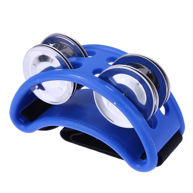 鋁合金打擊樂器卡宏鼓腳鈴，尺寸：10 x 8 x 4cm