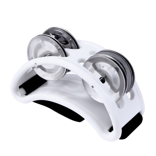 鋁合金打擊樂器卡宏鼓腳鈴，尺寸：10 x 8 x 4cm