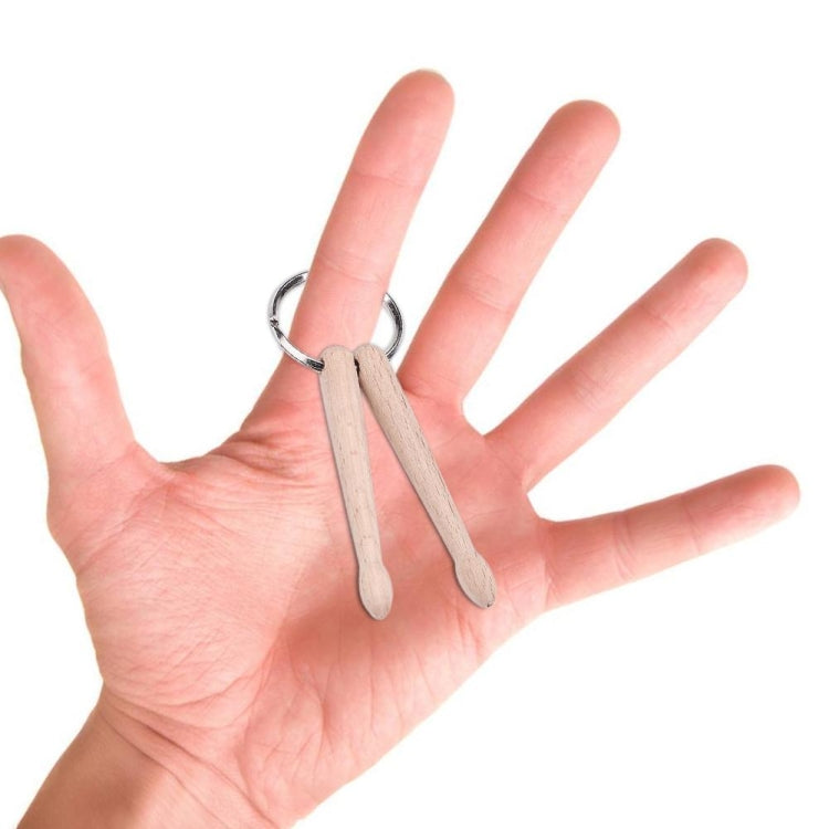 迷你鼓槌鑰匙扣櫸木鼓棒
