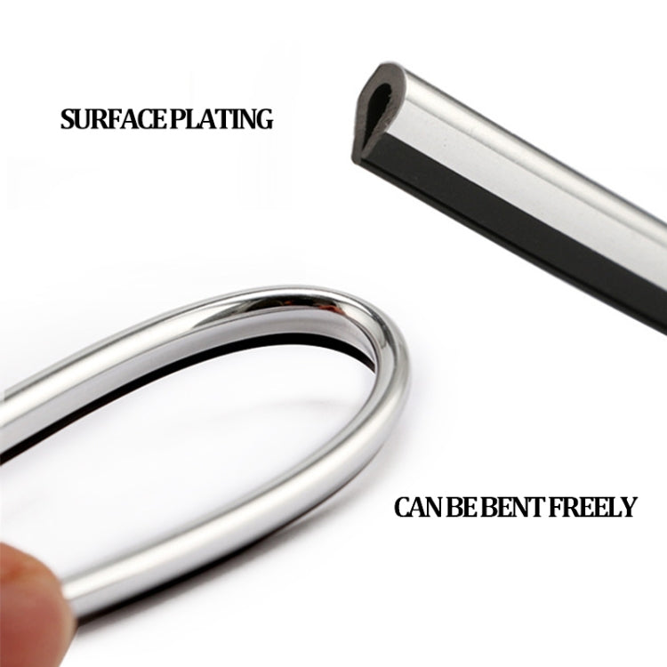 10個裝 汽車內飾造型裝飾空調出風口U形亮條夾