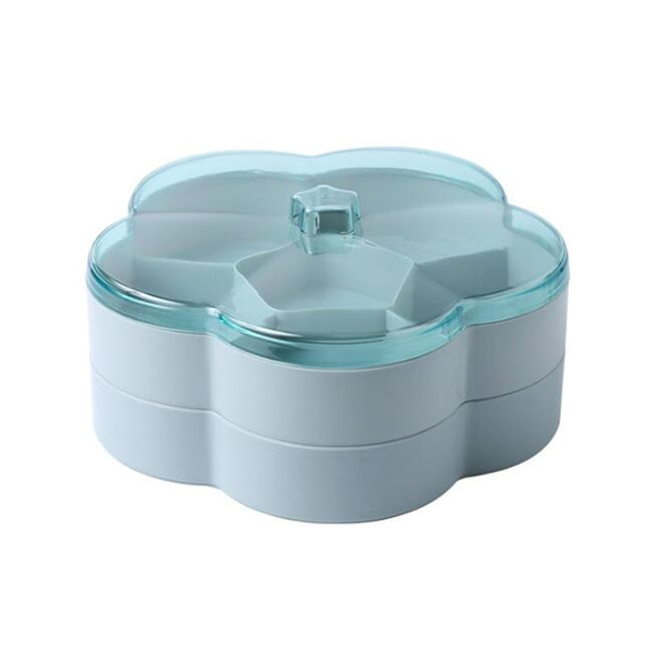 花形透明婚慶喜糖零食乾果收納盒