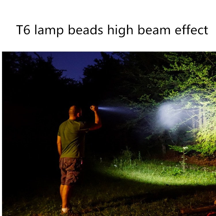 天狼眼燈頭360度旋轉USB充電LED強光手電筒帶磁鐵COB工作燈