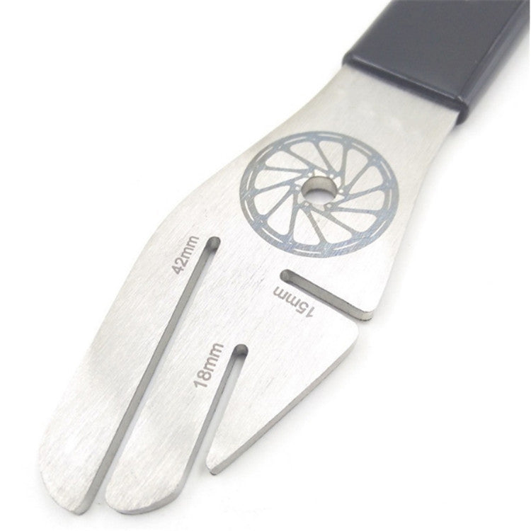 自行車碟剎盤維修工具防蹭碟間隙調整變形校正扳手