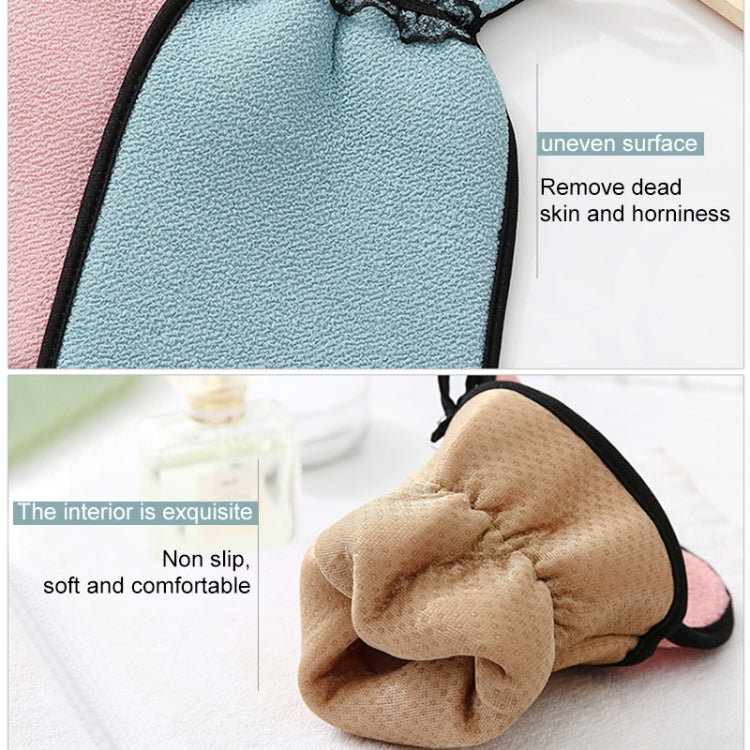 兩個一賣 淋浴手套去角質按摩搓澡巾