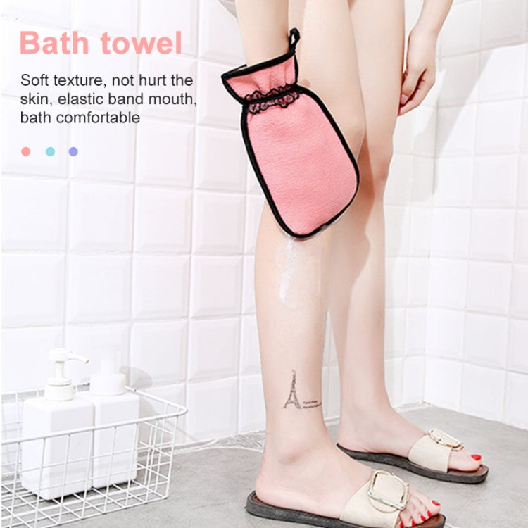 兩個一賣 淋浴手套去角質按摩搓澡巾