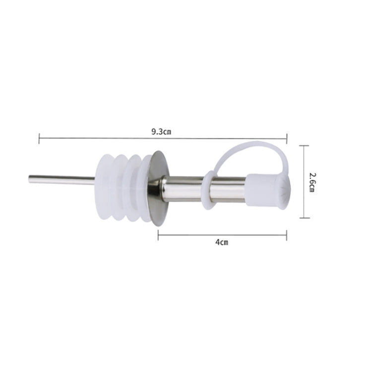 5個一賣 玻璃瓶塞不銹鋼油瓶塞硅膠塞