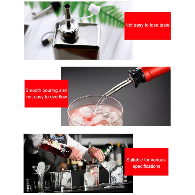 5個一賣 玻璃瓶塞不銹鋼油瓶塞硅膠塞