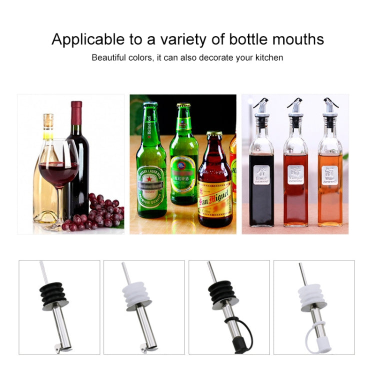 5個一賣 玻璃瓶塞不銹鋼油瓶塞硅膠塞