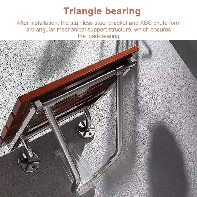 壁掛式實木放鬆摺疊淋浴椅淋浴座椅