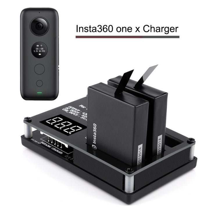 Insta360 ONE X Micro USB3個電池充電器