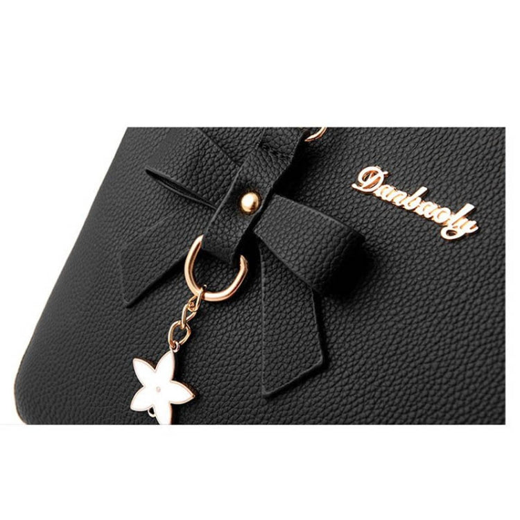 女士奢華手提包梅花蝴蝶結甜美斜挎包