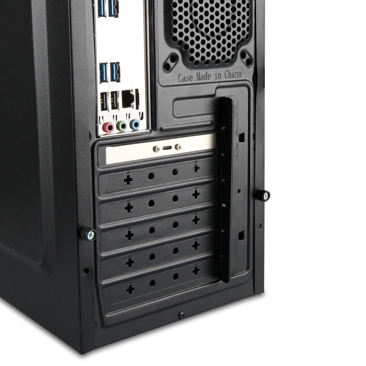 50厘米USB3.0 20P轉USB Type-C母機箱PCI位擋板線材