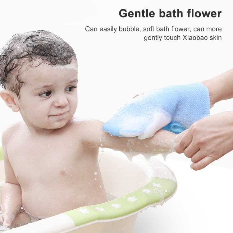 卡通兒童雙面搓澡巾加厚沐浴手套