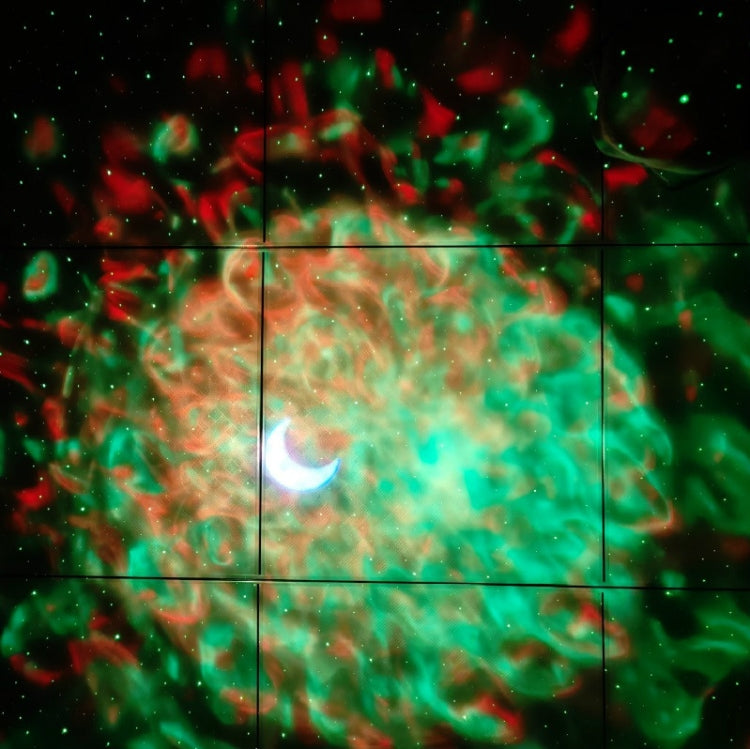 USB投影燈LED滿天星激光燈七彩旋轉小夜燈 美/歐規