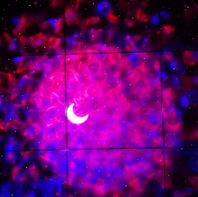 USB投影燈LED滿天星激光燈七彩旋轉小夜燈 美/歐規