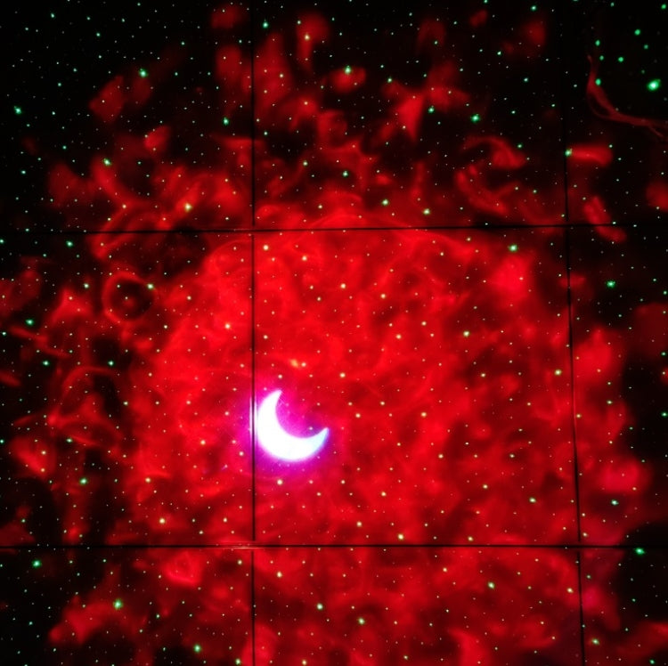 USB投影燈LED滿天星激光燈七彩旋轉小夜燈 美/歐規