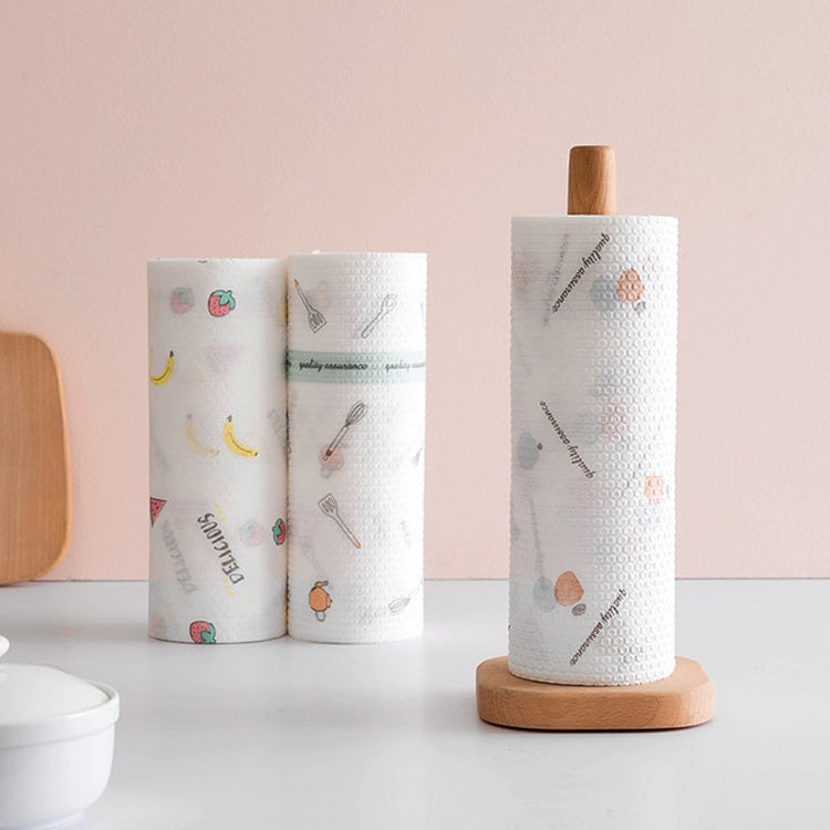 可水洗印花懶人抹布廚房無紡布巾乾濕兩用清潔去油一次性洗碗布