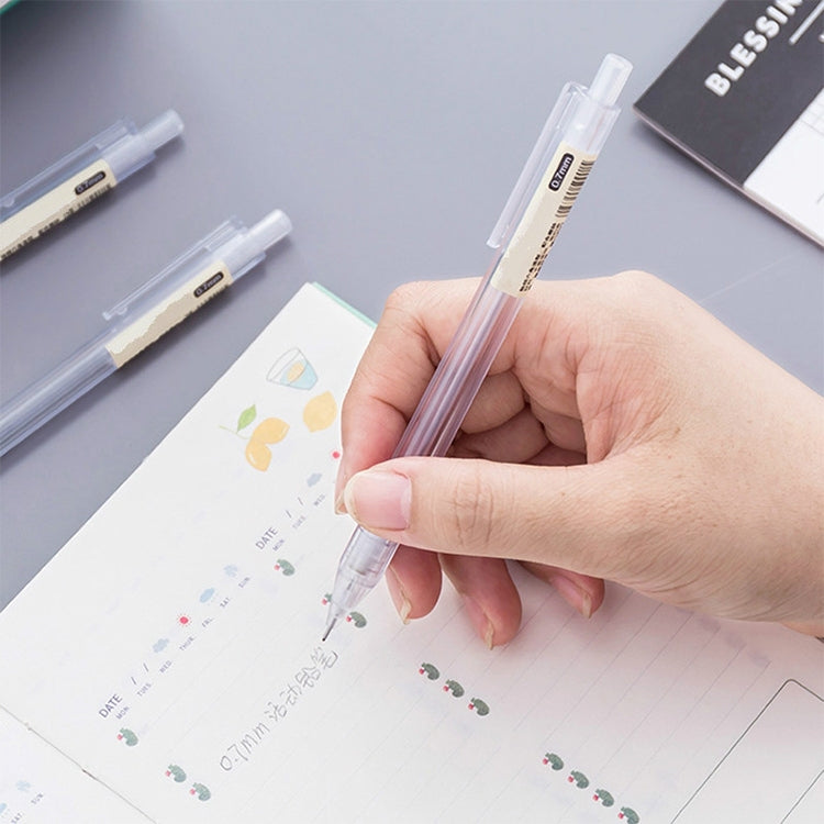 3支一賣 活動鉛筆 磨砂透明六角形筆桿學生自動鉛筆