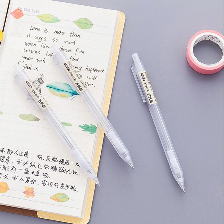 3支一賣 活動鉛筆 磨砂透明六角形筆桿學生自動鉛筆