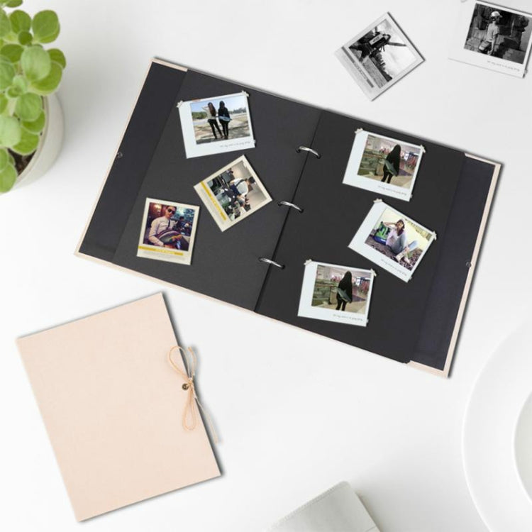 10寸豎版相冊手工粘貼式麻布影集兒童成長創意禮物紀念冊