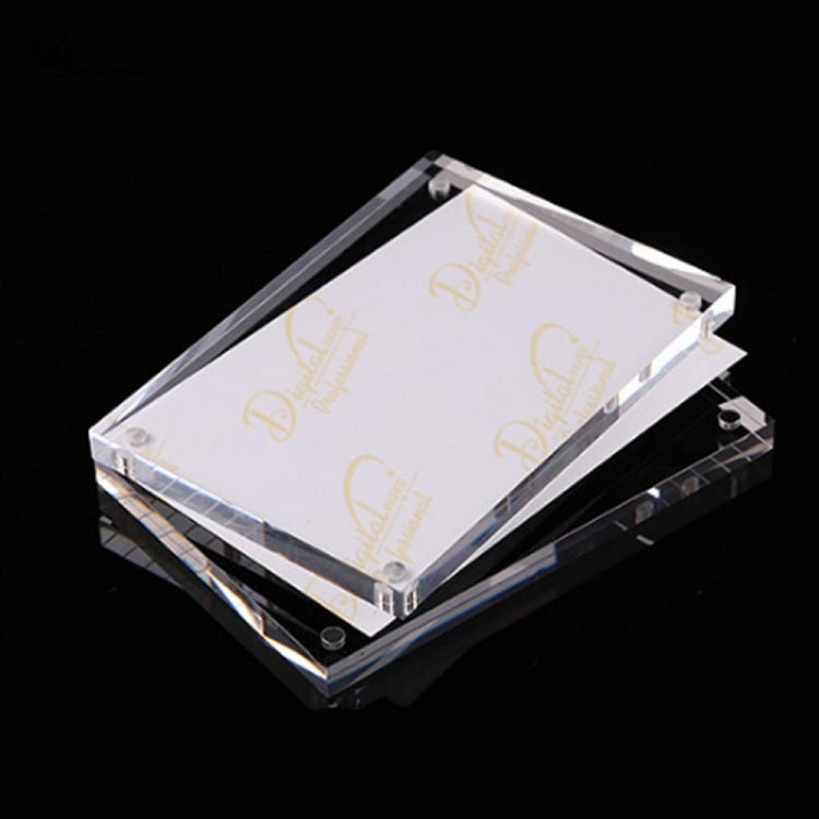 磁性亞克力透明矩形相框創意生日相框