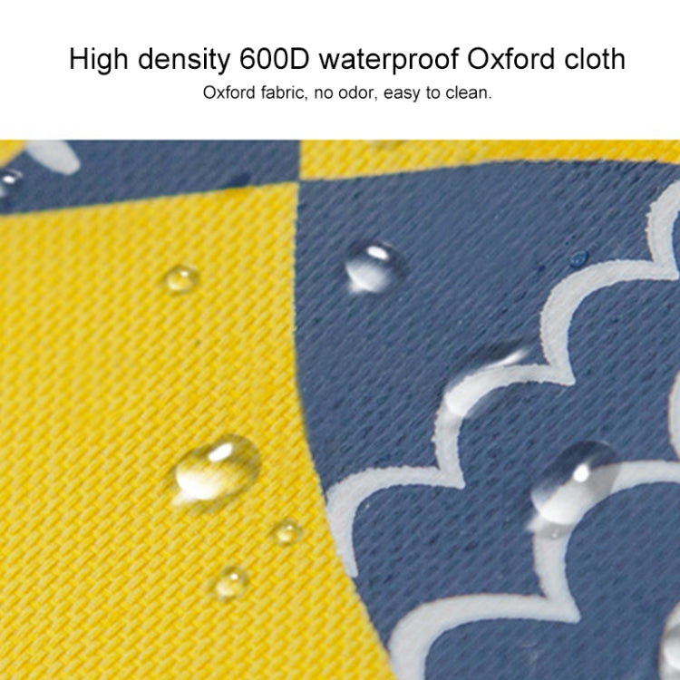 便攜式午餐袋牛津布魚圖案大容量容器保溫冷卻器