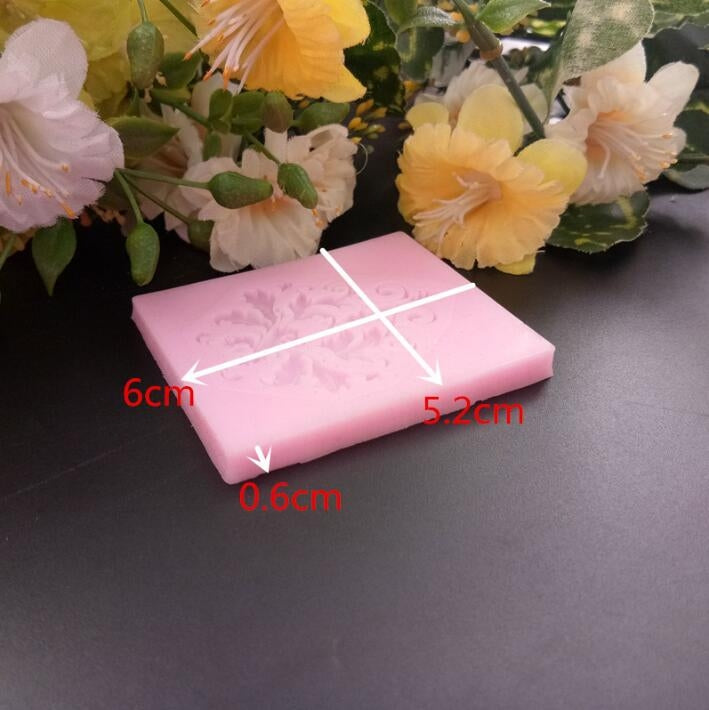 5件一賣 歐式蕾絲花紋翻糖硅膠模具 DIY巧克力蛋糕裝飾模 烘培工具