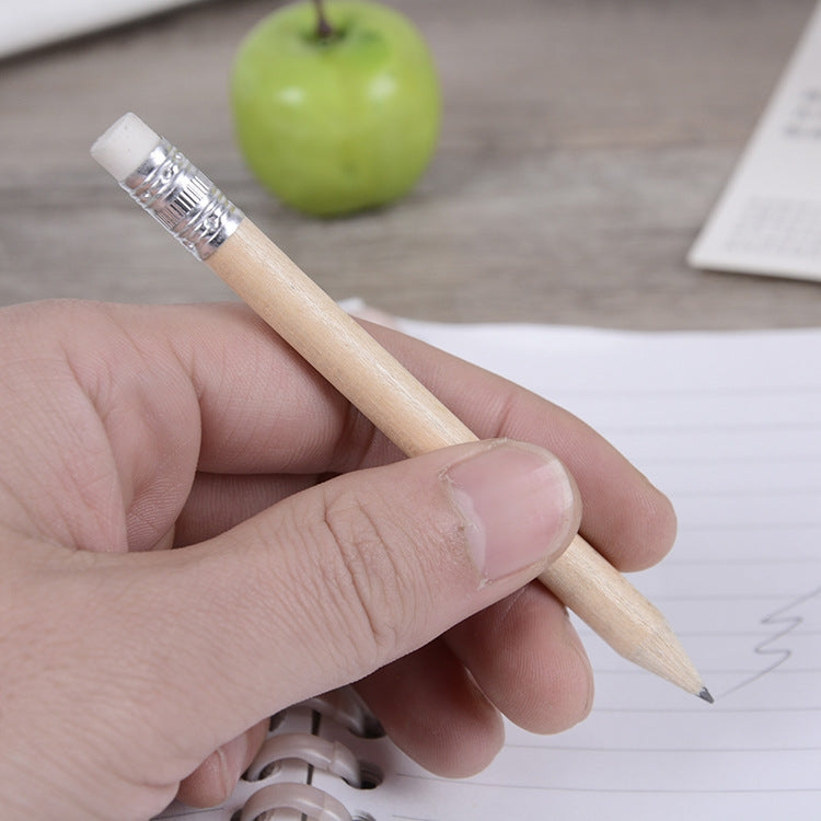 12支一賣 木質削尖鉛筆 圓帶擦頭寫字筆 學生文具用品