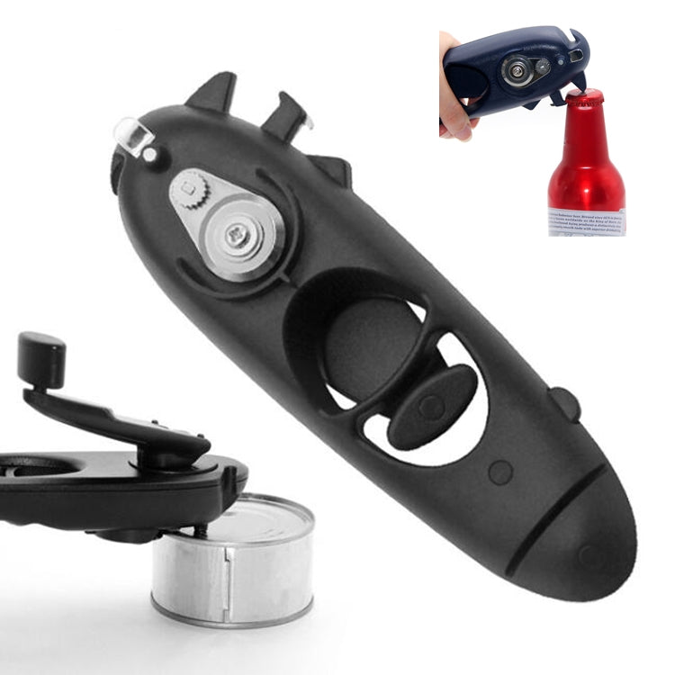 八合一不銹鋼多功能手搖罐頭開瓶器