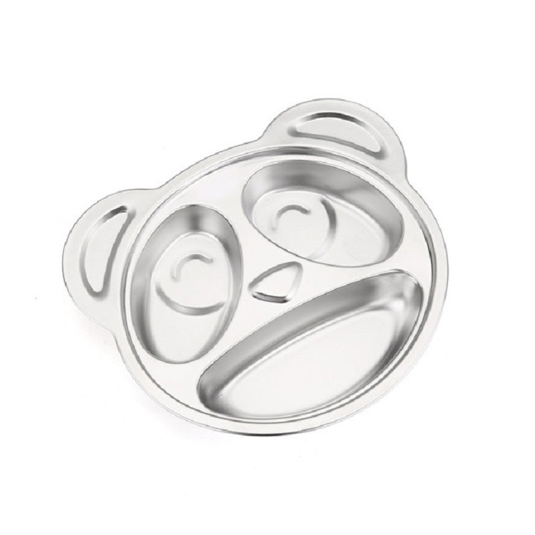 兒童家用不銹鋼分格卡通餐盤