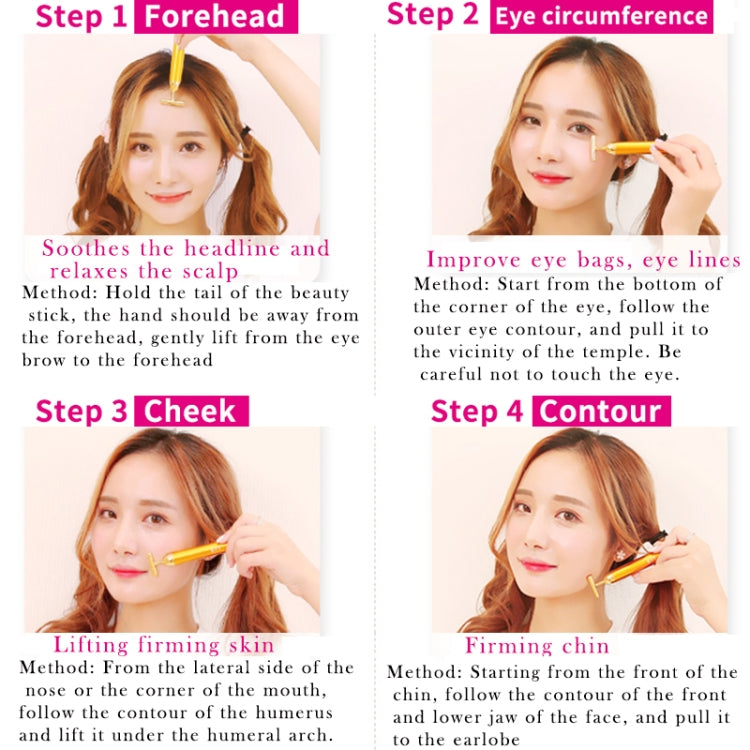 美容電動抗皺抗衰老緊緻瘦身面部脈衝滾輪按摩器