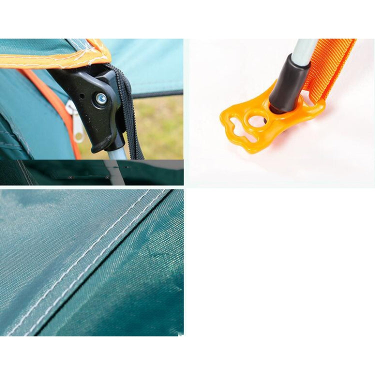 戶外3-4人沙灘加厚防雨全自動速開四面野營帳篷