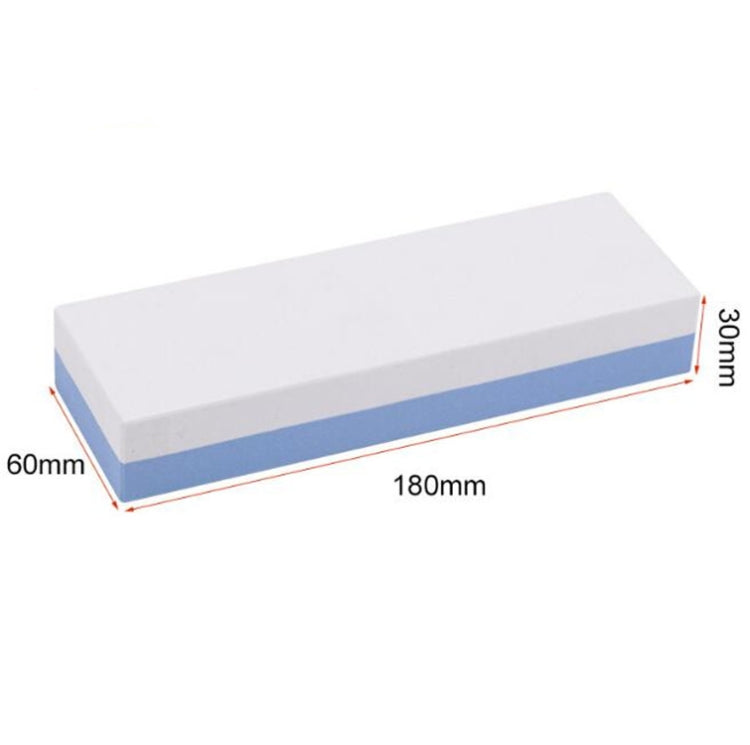 White Corundum Double-sided Sharpened Petroleum Stone Home Kitchen Whetstone, Type: 240/800 Random Color Delivery